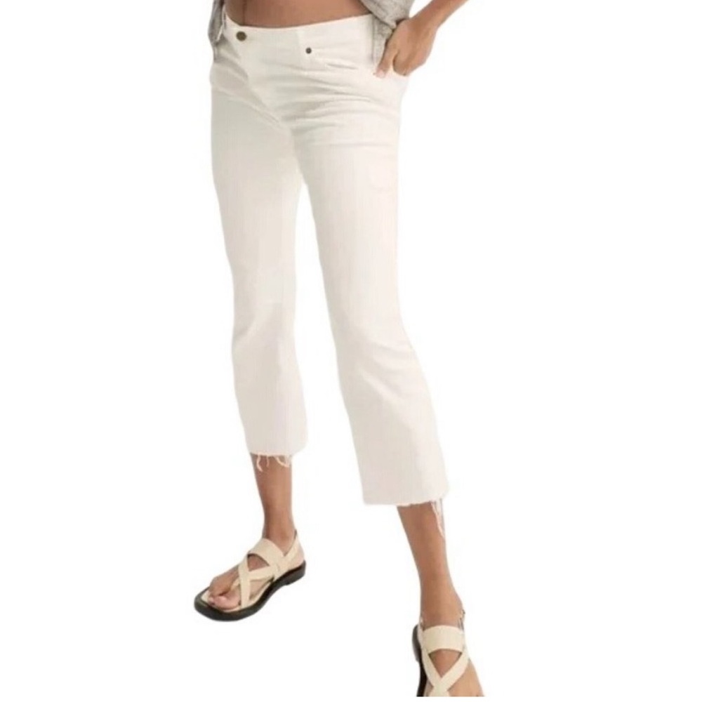 Hatch The Crop Maternity White Jean Size 26